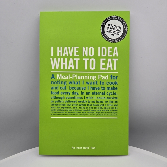 Knock Knock I Have No Idea What to Eat Meal Planning Pad - Picture 4 of 7